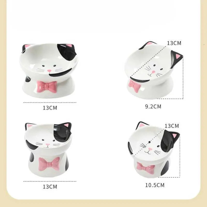 Ceramic Pet Bowl – Easy-to-Clean Food & Water Feeder for Cats and Dogs