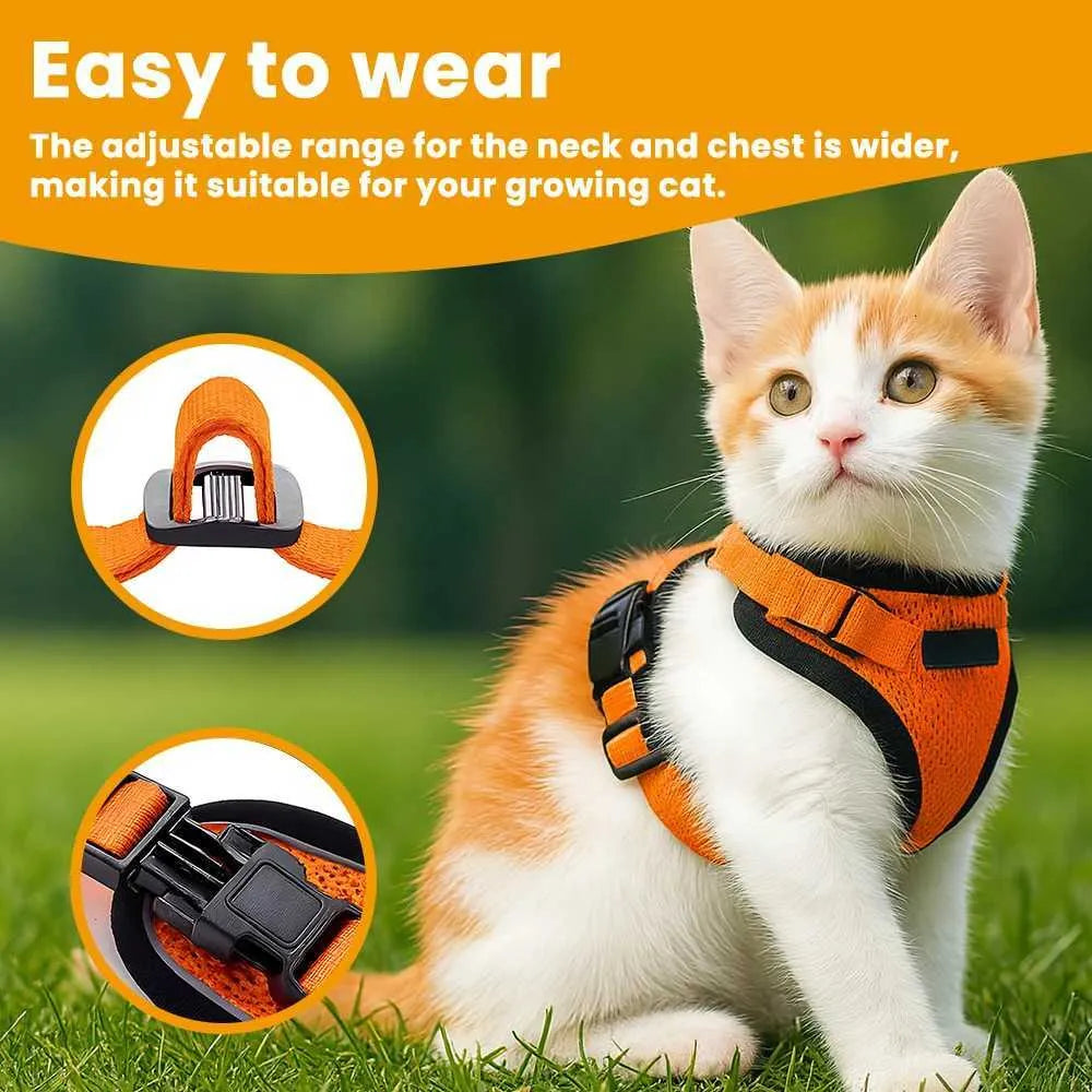 Escape-Proof Cat Harness & Leash Set