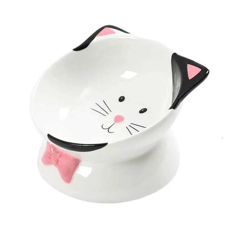 Ceramic Pet Bowl – Easy-to-Clean Food & Water Feeder for Cats and Dogs
